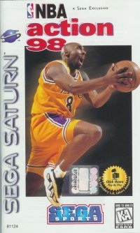 NBA Action 98 Sega Saturn US box art